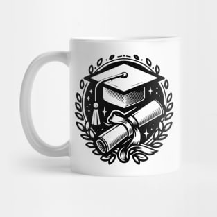 Classic Mortarboard and Diploma Mug